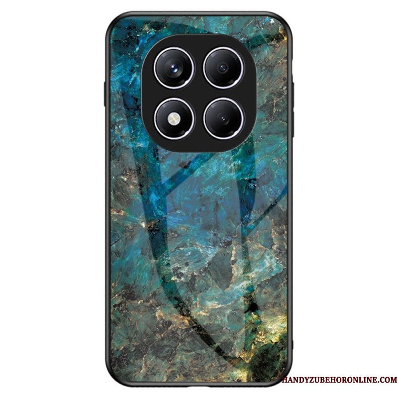 Cover Hoesje Xiaomi Redmi Note 14 Pro 4g Telefoonhoesje Marmer Gehard Glas