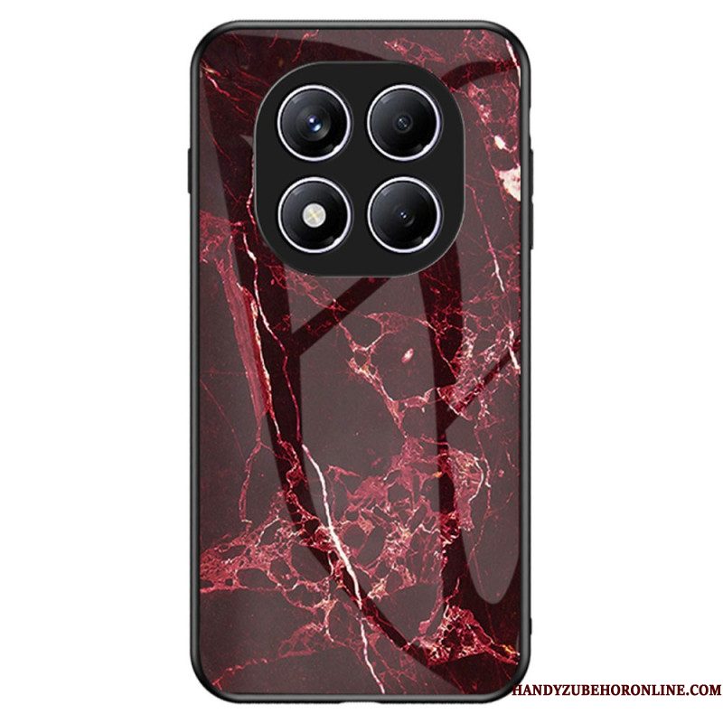 Cover Hoesje Xiaomi Redmi Note 14 Pro 4g Telefoonhoesje Marmer Gehard Glas