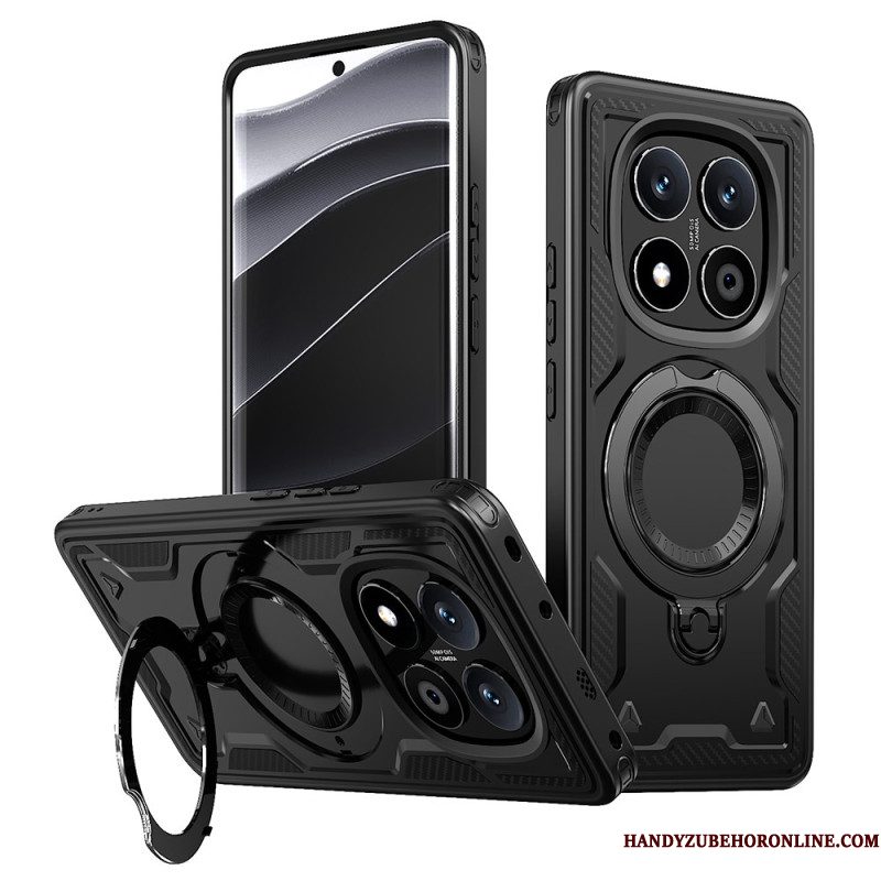 Cover Hoesje Xiaomi Redmi Note 14 Pro 5g Telefoonhoesje Draaibare Standaard En Magsafe-compatibiliteit