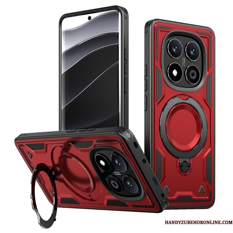 Cover Hoesje Xiaomi Redmi Note 14 Pro 5g Telefoonhoesje Draaibare Standaard En Magsafe-compatibiliteit