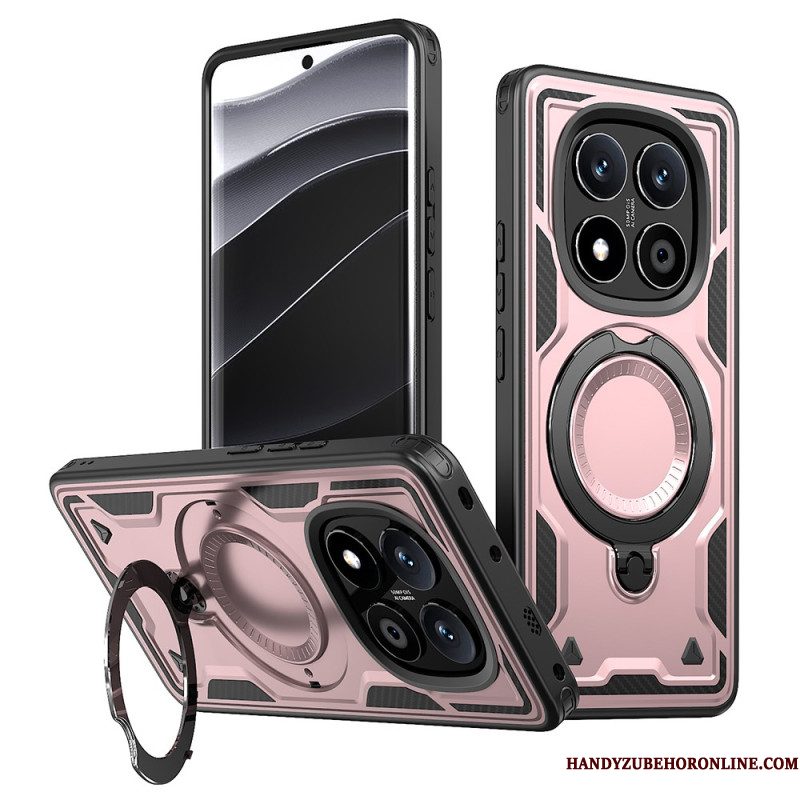 Cover Hoesje Xiaomi Redmi Note 14 Pro 5g Telefoonhoesje Draaibare Standaard En Magsafe-compatibiliteit