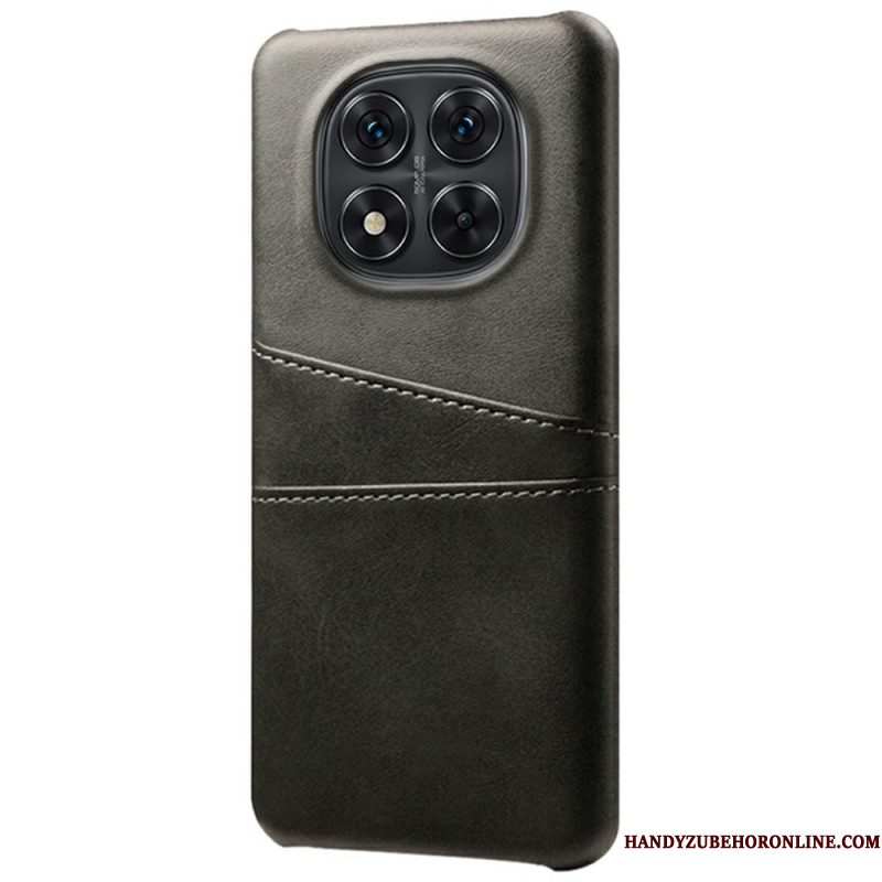 Cover Hoesje Xiaomi Redmi Note 14 Pro 5g Telefoonhoesje Dubbele Kaarthouder Met Leer-effect