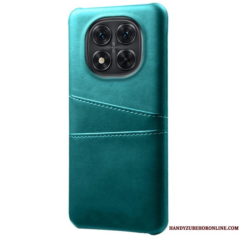 Cover Hoesje Xiaomi Redmi Note 14 Pro 5g Telefoonhoesje Dubbele Kaarthouder Met Leer-effect