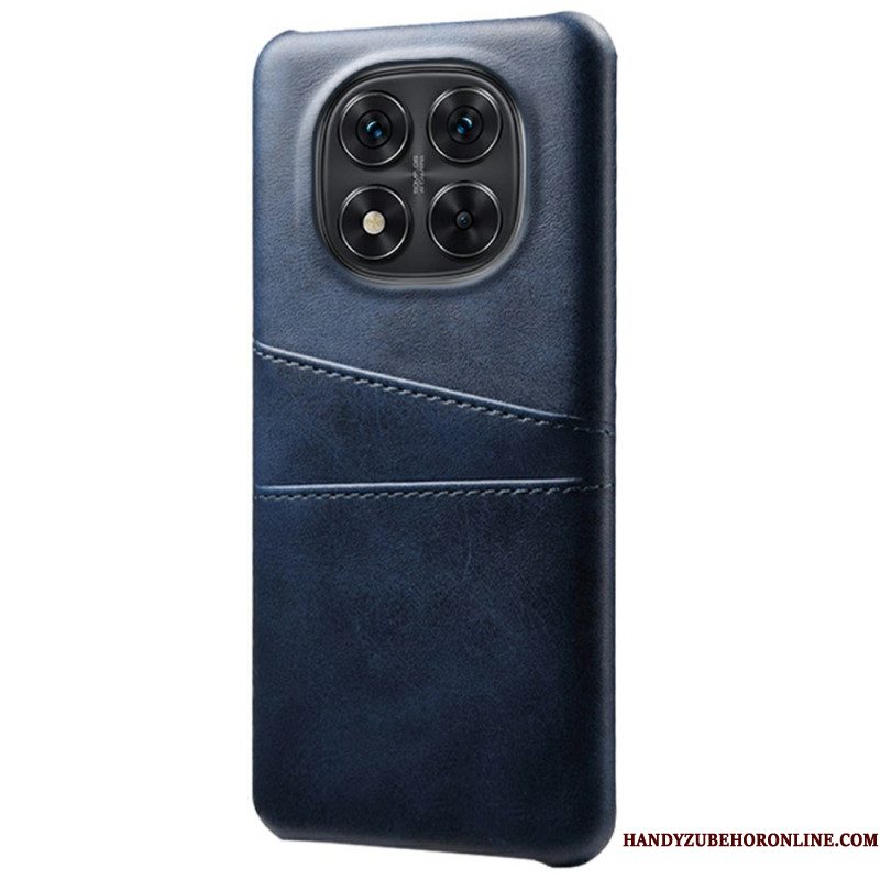 Cover Hoesje Xiaomi Redmi Note 14 Pro 5g Telefoonhoesje Dubbele Kaarthouder Met Leer-effect