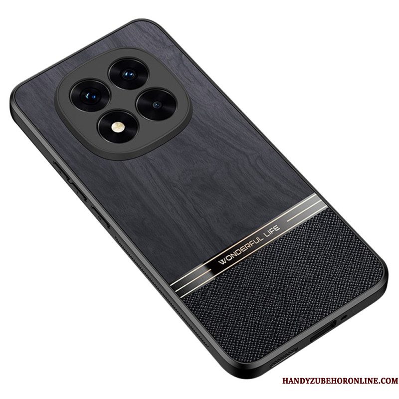 Cover Hoesje Xiaomi Redmi Note 14 Pro Plus 5g Telefoonhoesje Houtstijl