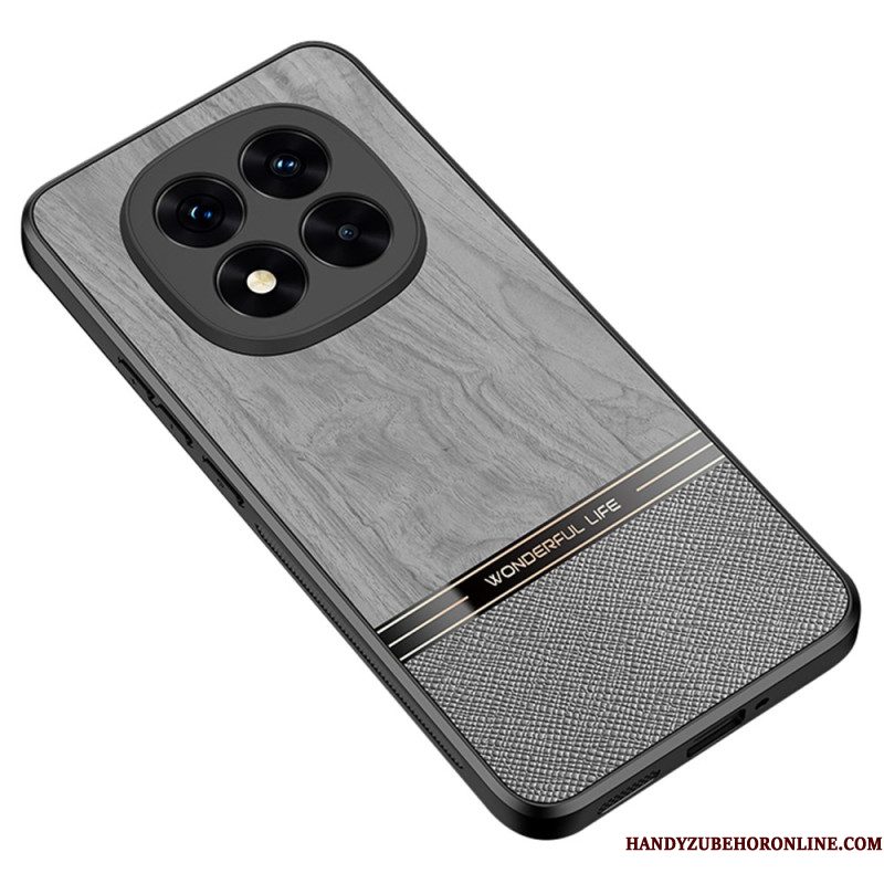 Cover Hoesje Xiaomi Redmi Note 14 Pro Plus 5g Telefoonhoesje Houtstijl