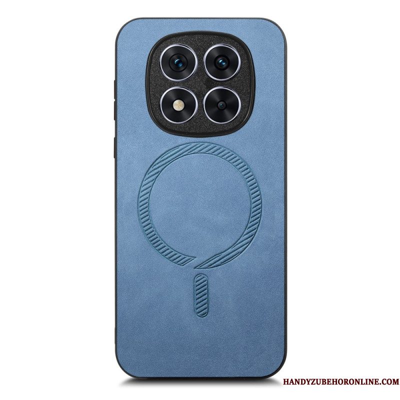 Cover Hoesje Xiaomi Redmi Note 14 Pro Plus 5g Telefoonhoesje Magsafe-compatibel Met Lederlook