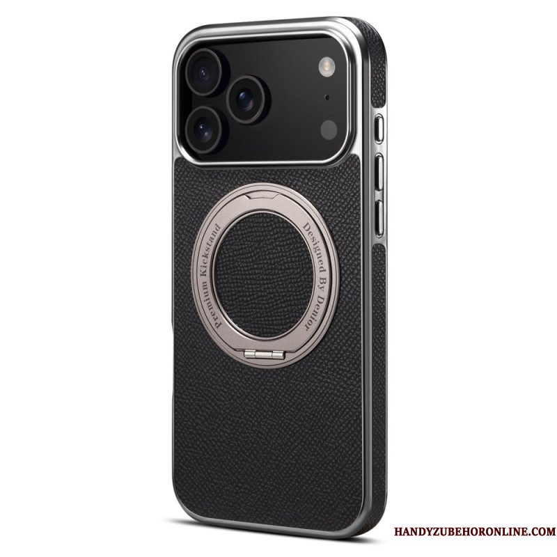Cover Hoesje iPhone 17 Pro Max Telefoonhoesje Gestructureerd Leer