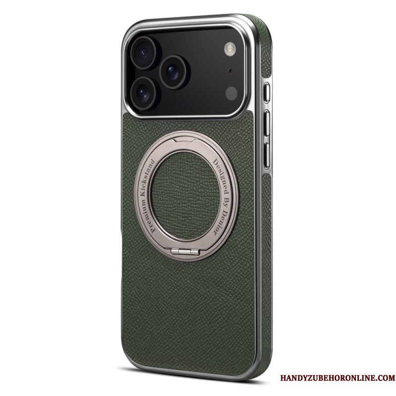 Cover Hoesje iPhone 17 Pro Max Telefoonhoesje Gestructureerd Leer