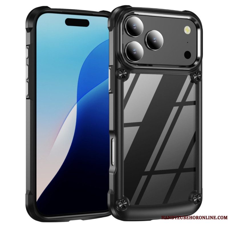 Cover Hoesje iPhone 17 Pro Telefoonhoesje Hybride Transparant