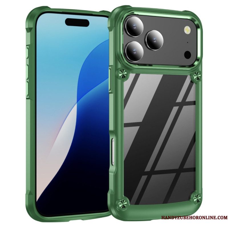 Cover Hoesje iPhone 17 Pro Telefoonhoesje Hybride Transparant