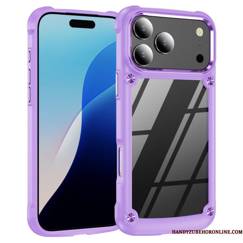 Cover Hoesje iPhone 17 Pro Telefoonhoesje Hybride Transparant