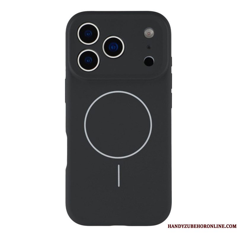 Cover Hoesje iPhone 17 Pro Telefoonhoesje Magsafe Hybrid Met Microvezelvoering
