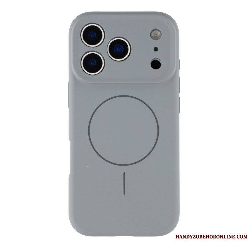 Cover Hoesje iPhone 17 Pro Telefoonhoesje Magsafe Hybrid Met Microvezelvoering
