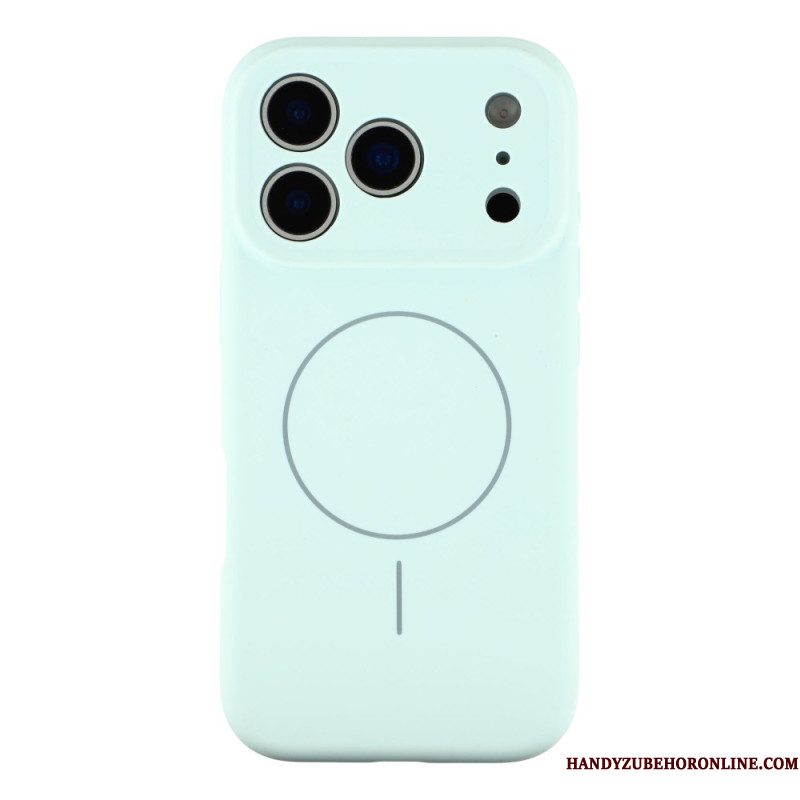 Cover Hoesje iPhone 17 Pro Telefoonhoesje Magsafe Hybrid Met Microvezelvoering