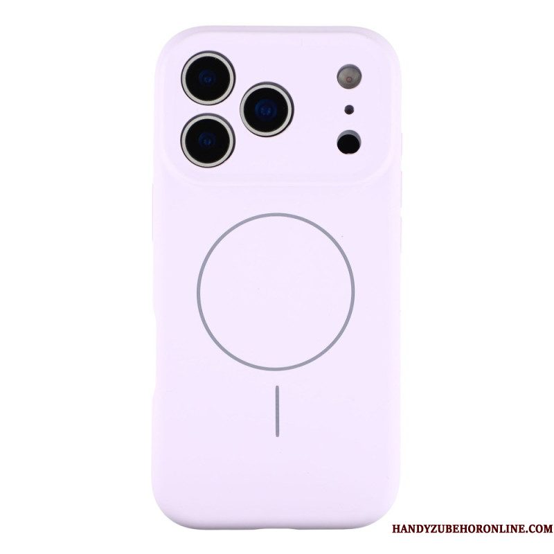 Cover Hoesje iPhone 17 Pro Telefoonhoesje Magsafe Hybrid Met Microvezelvoering