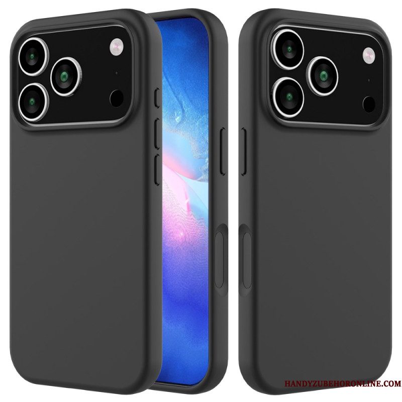 Cover Hoesje iPhone 17 Pro Telefoonhoesje Vloeibare Siliconen