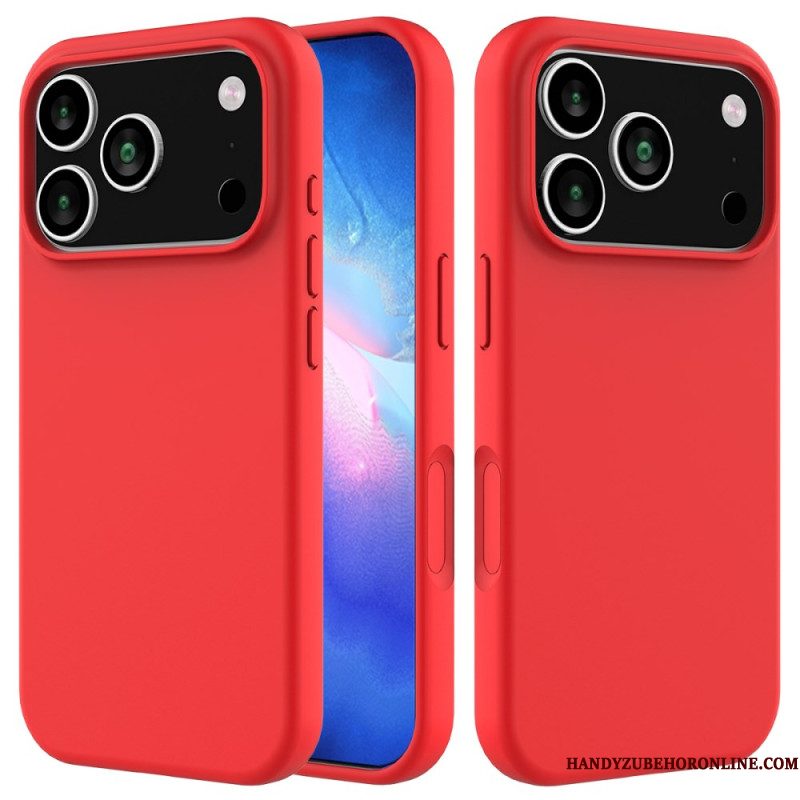 Cover Hoesje iPhone 17 Pro Telefoonhoesje Vloeibare Siliconen