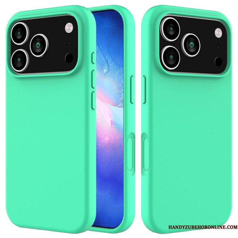 Cover Hoesje iPhone 17 Pro Telefoonhoesje Vloeibare Siliconen