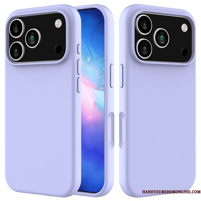 Cover Hoesje iPhone 17 Pro Telefoonhoesje Vloeibare Siliconen