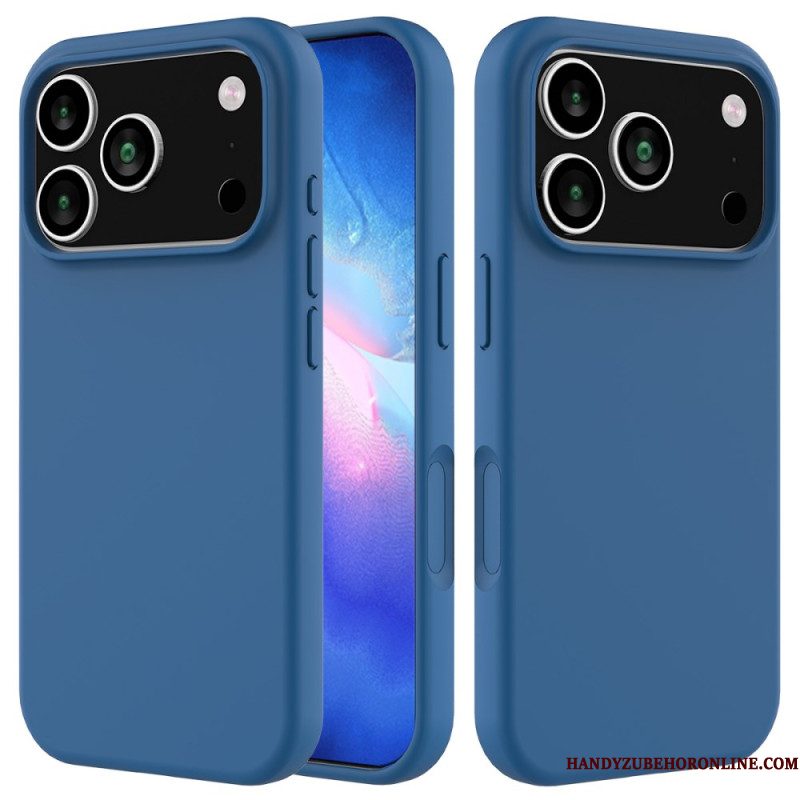 Cover Hoesje iPhone 17 Pro Telefoonhoesje Vloeibare Siliconen