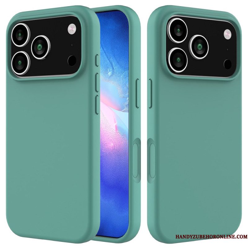 Cover Hoesje iPhone 17 Pro Telefoonhoesje Vloeibare Siliconen