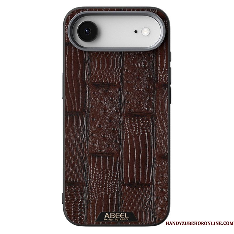 Cover Hoesje iPhone Air Telefoonhoesje Abeel Met Textuur Magsafe-compatibel