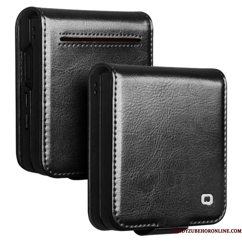 Cover Samsung Galaxy Z Flip 7 Qialino Kaarthouder Bescherming Hoesje