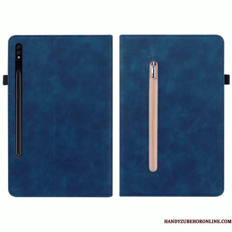 Cover Voor Samsung Galaxy Tab S10 Plus Etui Met Rits