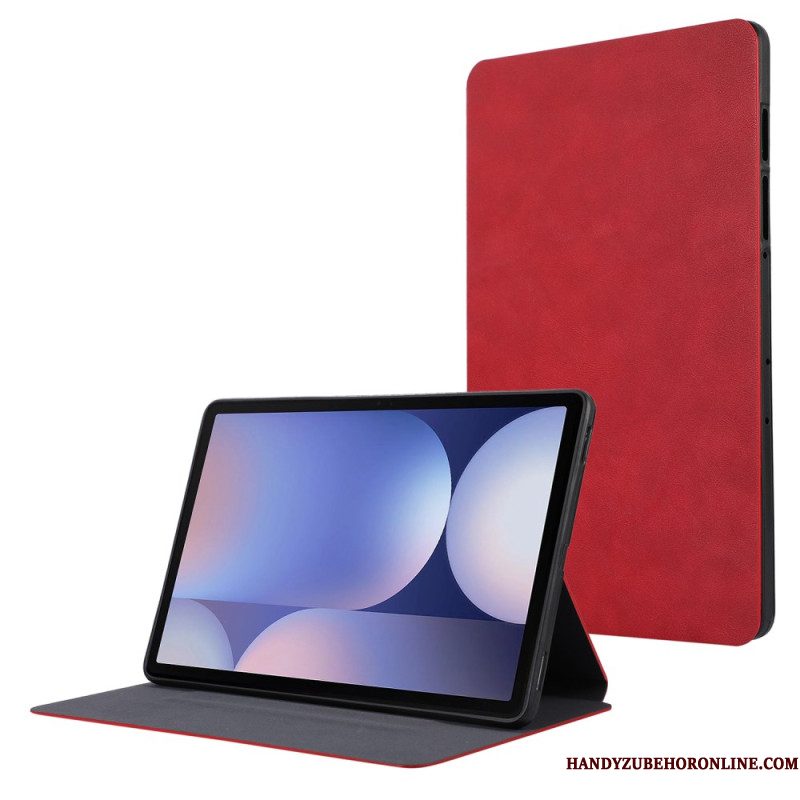 Cover Voor Samsung Galaxy Tab S10 Plus Stylushouder Met Suède-effect