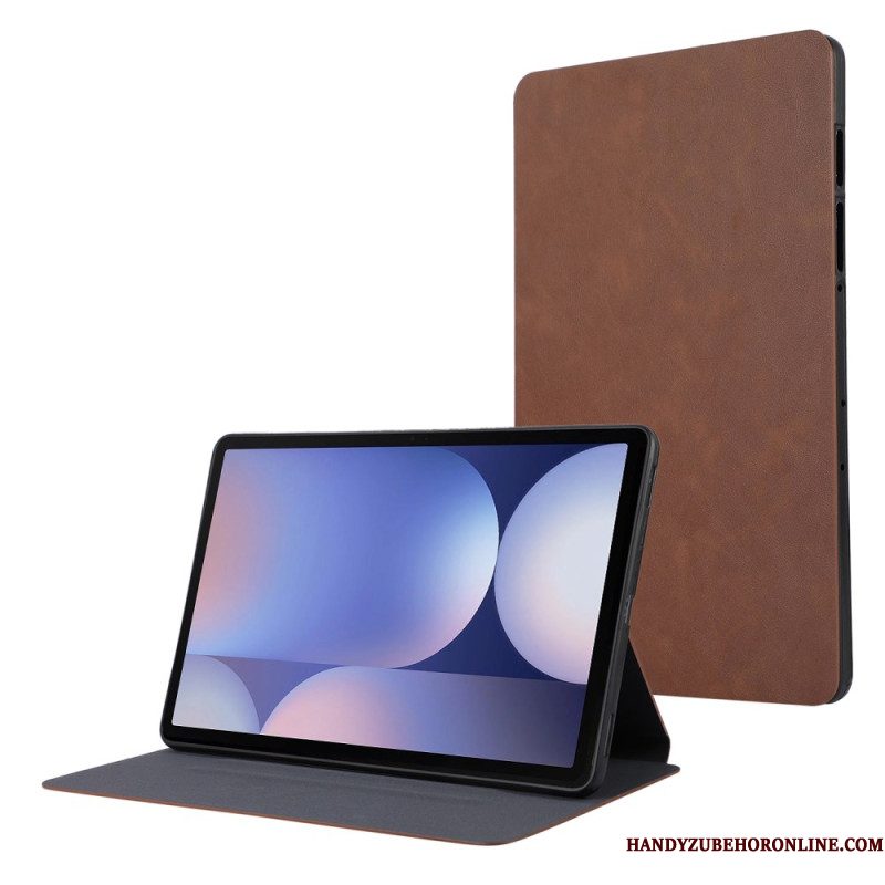 Cover Voor Samsung Galaxy Tab S10 Plus Stylushouder Met Suède-effect
