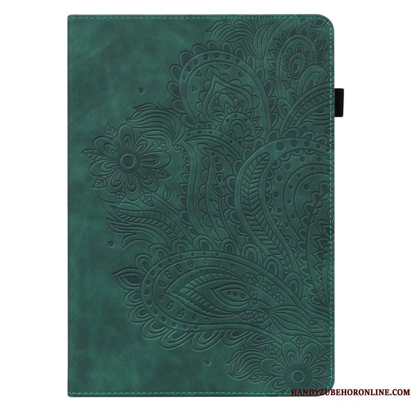 Cover Xiaomi Pad 6 Bloemenprint Met Leerlook
