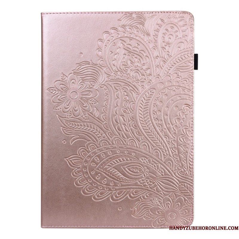 Cover Xiaomi Pad 6 Bloemenprint Met Leerlook