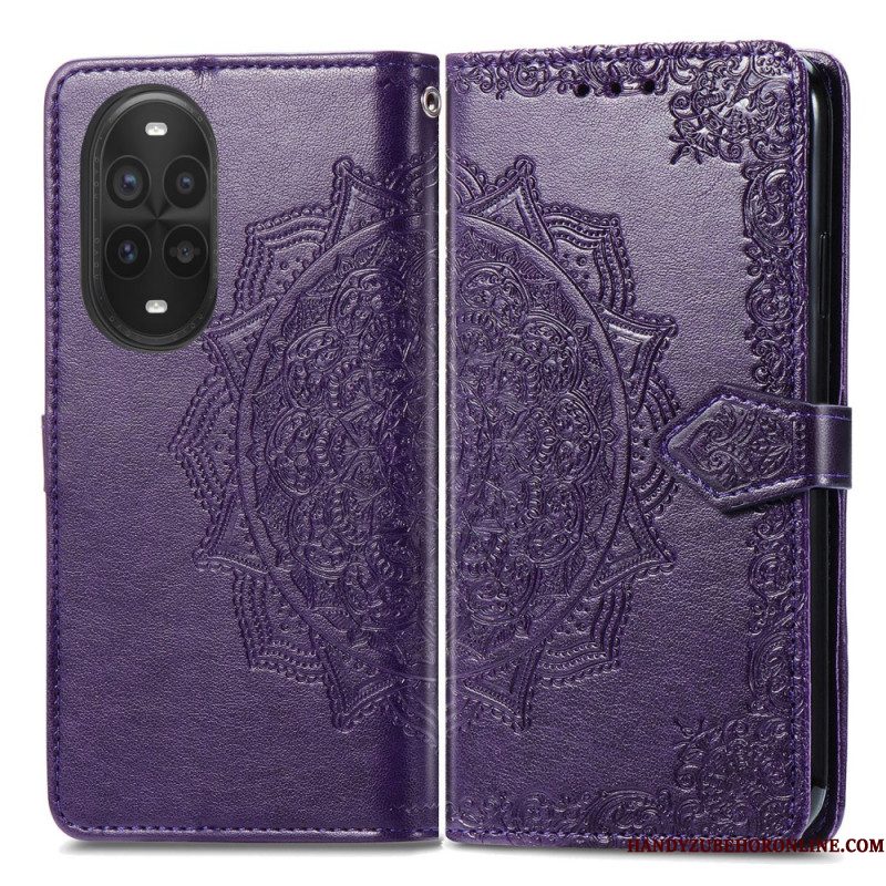 Flip Case Leren Huawei Nova 13 Pro Barok Mandala