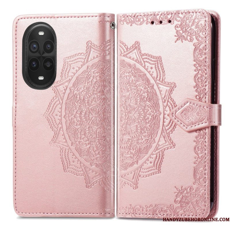 Flip Case Leren Huawei Nova 13 Pro Barok Mandala