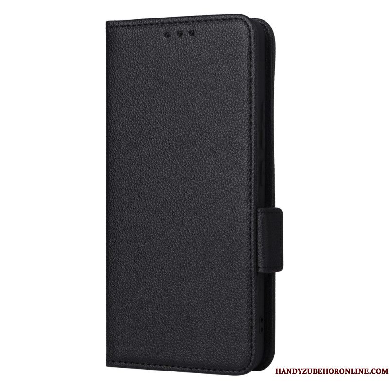 Flip Case Leren Samsung Galaxy S25 5g Edge Kunstleer Met Bandje