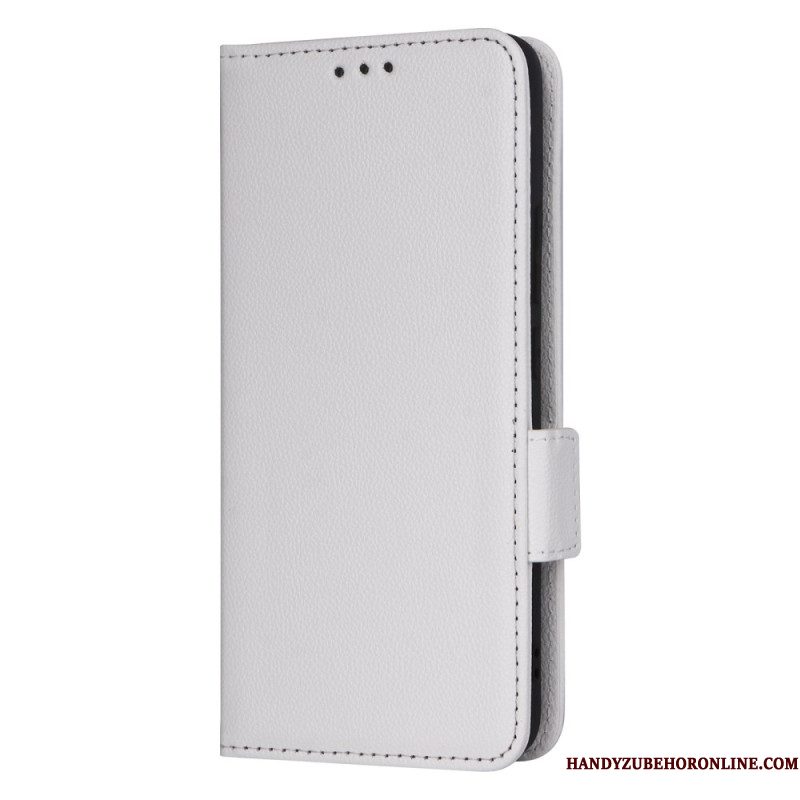 Flip Case Leren Samsung Galaxy S25 5g Edge Kunstleer Met Bandje
