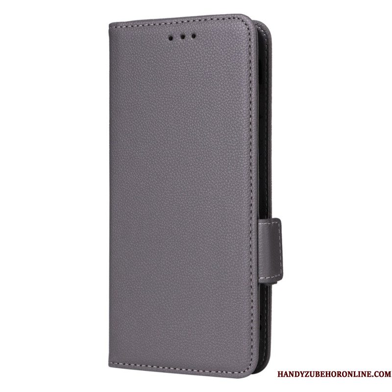 Flip Case Leren Samsung Galaxy S25 5g Edge Kunstleer Met Bandje