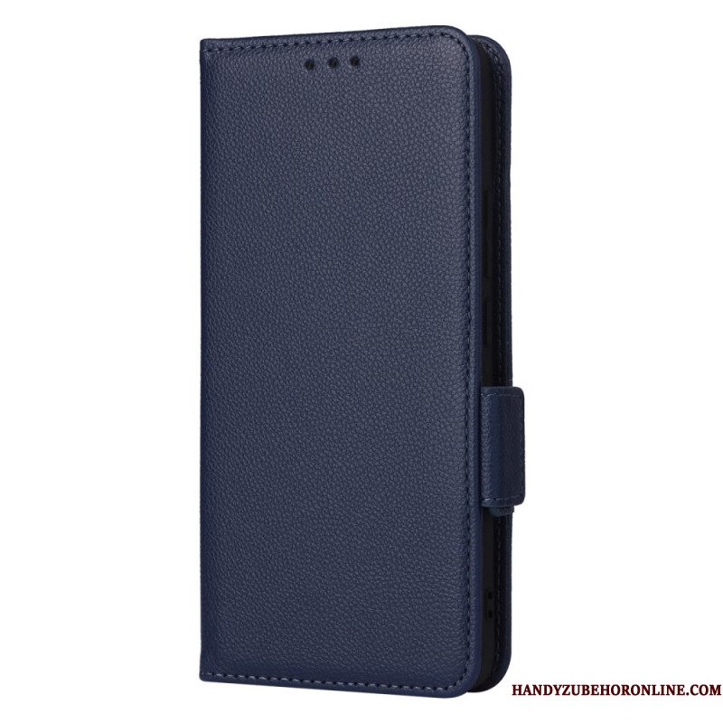Flip Case Leren Samsung Galaxy S25 5g Edge Kunstleer Met Bandje