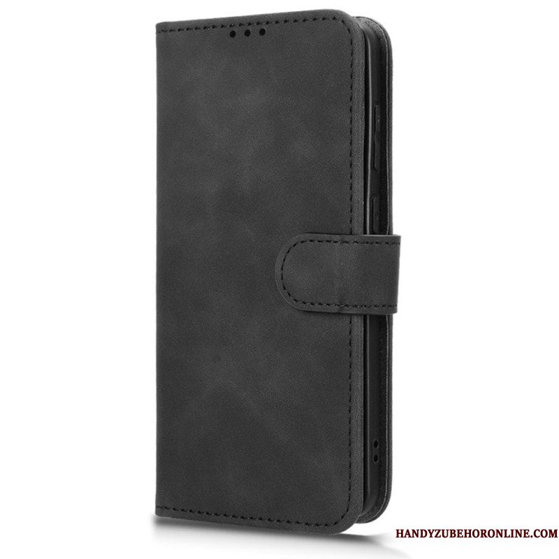 Flip Case Leren Samsung Galaxy S25 5g Edge Suède-effect
