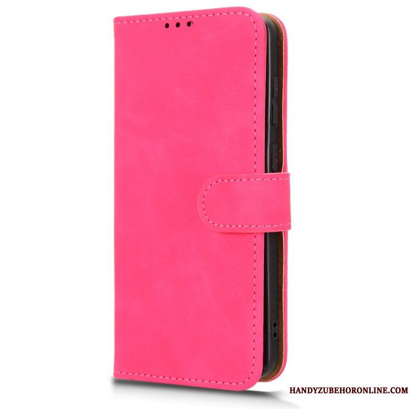 Flip Case Leren Samsung Galaxy S25 5g Edge Suède-effect