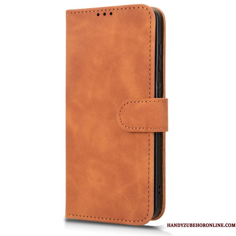 Flip Case Leren Samsung Galaxy S25 5g Edge Suède-effect