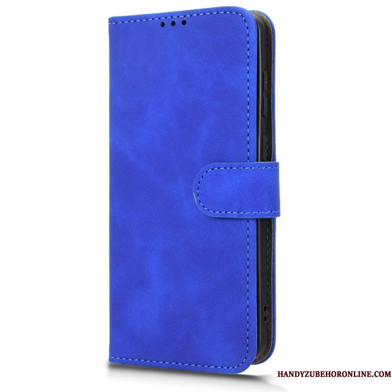 Flip Case Leren Samsung Galaxy S25 5g Edge Suède-effect
