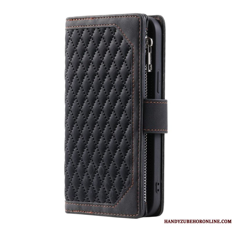 Flip Case Leren Samsung Galaxy S25 Fe Gewatteerd