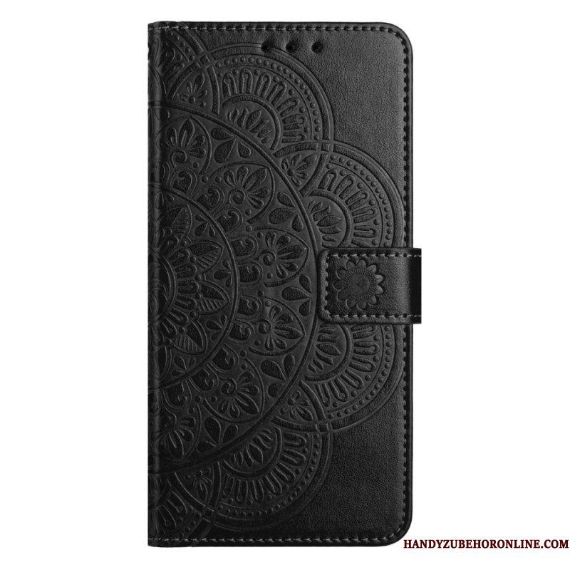 Flip Case Leren Samsung Galaxy S25 Fe Mandala-print