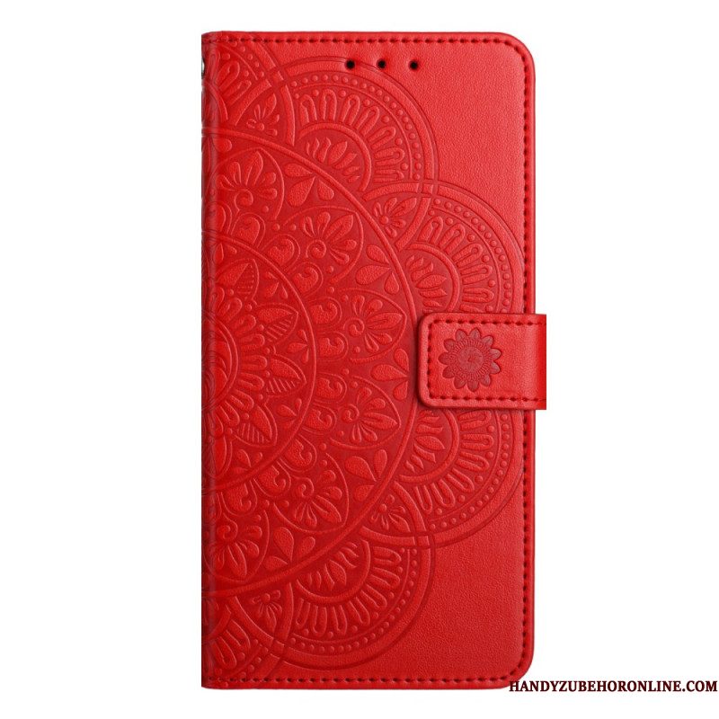Flip Case Leren Samsung Galaxy S25 Fe Mandala-print
