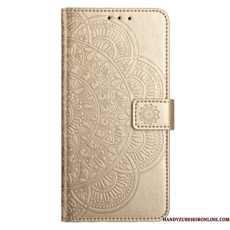 Flip Case Leren Samsung Galaxy S25 Fe Mandala-print