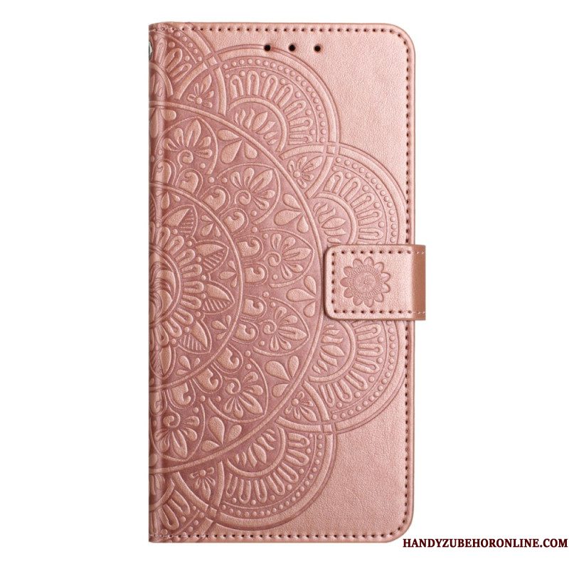 Flip Case Leren Samsung Galaxy S25 Fe Mandala-print