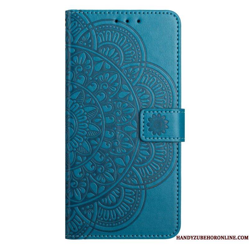 Flip Case Leren Samsung Galaxy S25 Fe Mandala-print