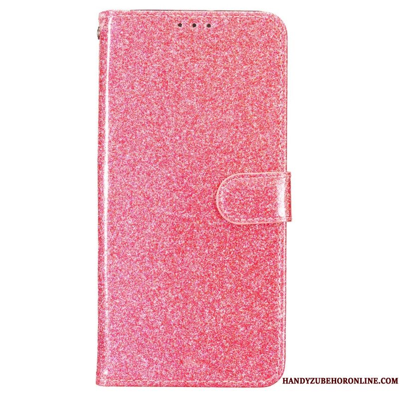 Flip Case Leren Samsung Galaxy S25 Fe Pailletten